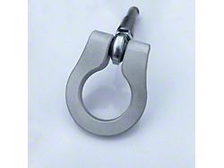 Premium Stealth Tow Hook with Cerakote Black Shaft and Black D-Ring; Front (05-13 Corvette C6 w/ LG Receiver)