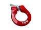 Premium Stealth Tow Hook with Long Turned Down Shaft and Red D-Ring; Front (14-24 Corvette C7 & C8)