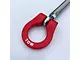 Premium Stealth Tow Hook with Red D-Ring; Rear (14-24 Corvette C7 & C8)