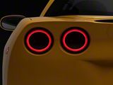 PRO-Series LED Tail Lights; Jet Black Housing; Smoked Lens (05-13 Corvette C6)