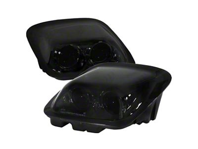 Projector Headlights; Chrome Housing; Smoked Lens (97-04 Corvette C5)