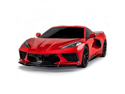 R1 Aero Splitter Package; Carbon Flash Metallic Vinyl (20-24 Corvette C8, Excluding Z06)