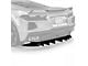 R1 Rear Diffuser; Gloss Carbon Fiber Vinyl (20-24 Corvette C8, Excluding Z06)