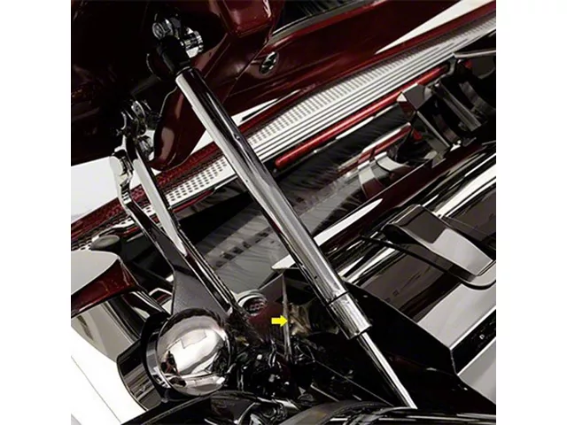 Radiator Cover End Caps; Polished (97-04 Corvette C5)