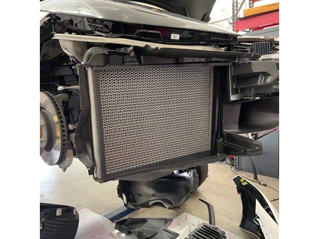 Corvette Radiator Screens; Natural Stainless Steel (20-26 Corvette C8 ...