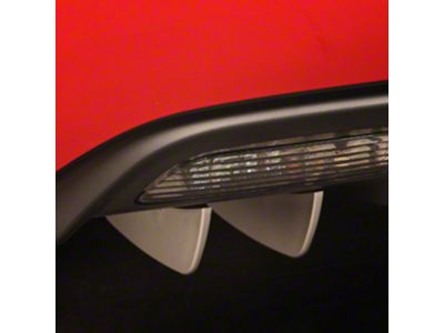 Rear Aero Diffuser; Carbon Flash (05-13 Corvette C6)