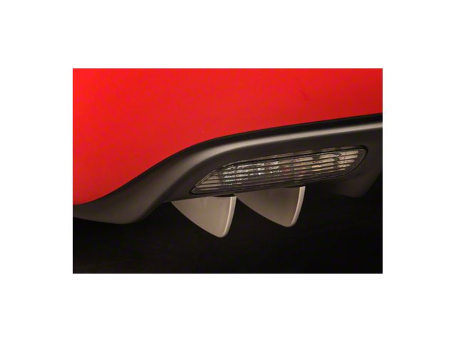 Corvette Rear Aero Diffuser; Inferno Orange (05-13 Corvette C6) - Free ...