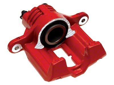 Rear Brake Caliper; Driver Side; Red (01-04 Corvette C5 Z06)