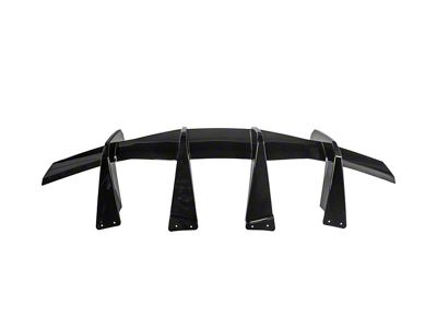Rear Bumper Add-On Diffuser Lip; Carbon Flash Metallic (20-25 Corvette C8 E-Ray, Stingray)
