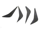 Rear Bumper Diffuser Fins; Carbon Flash Metallic (14-19 Corvette C7, Excluding ZR1)