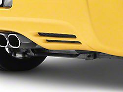OPR Rear Bumper Vent Screens; Chrome (97-04 Corvette C5)