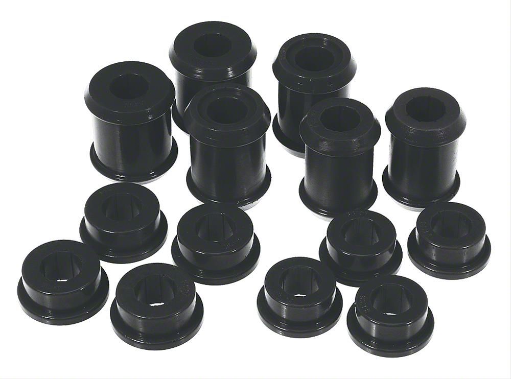 Corvette Rear Control Arm Bushing Kit without Shells; Black (9713
