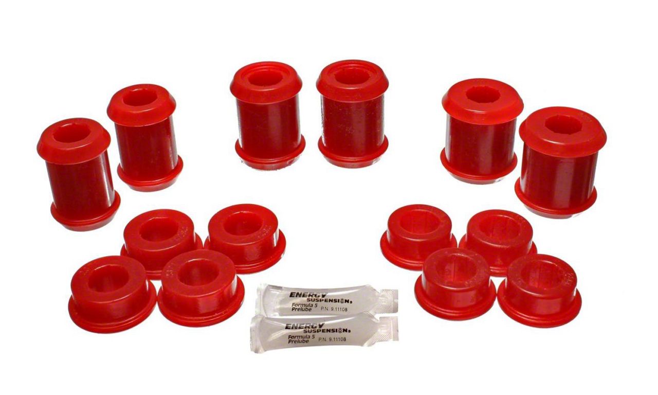Corvette Rear Control Arm Bushings; Red (9713 Corvette C5 & C6) Free