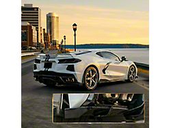 Altec Rear Corner Diffusers; Carbon Flash (20-26 Corvette C8 Stingray)