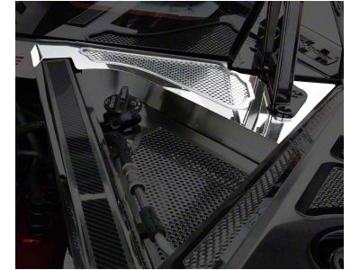 Rear Cowl Covers; Carbon Fiber (20-24 Corvette C8 Coupe w/o Carbon Fiber Appearance Package)