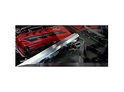 Rear Crossmember Covers Top Plate; Brushed (20-26 Corvette C8 Coupe)