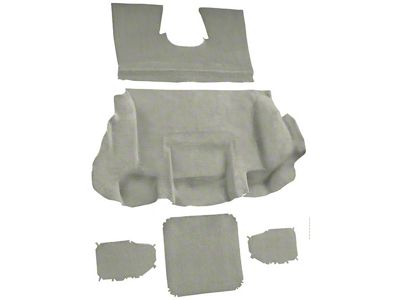 Rear Cutpile Molded Carpet; Antelope/Light Neutral (01-04 Corvette C5)