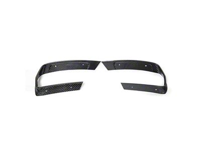 Rear Diffuser Exhaust Bezel; Carbon Fiber (20-25 Corvette C8)
