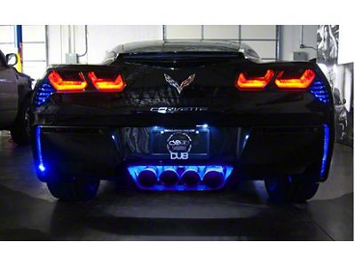 Rear Fascia Lighting Kit; RGB (14-19 Corvette C7)