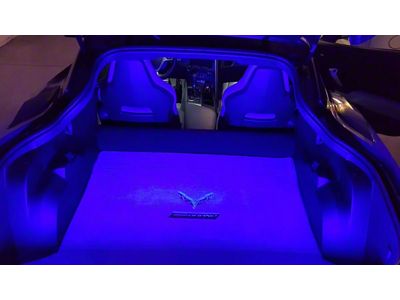 Rear Hatch/Trunk LED Strip Kit; Superbright Blue (14-19 Corvette C7)