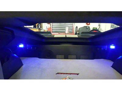 Rear Hatch/Trunk and License Plate LED Bulb Kit; Aqua (14-19 Corvette C7)