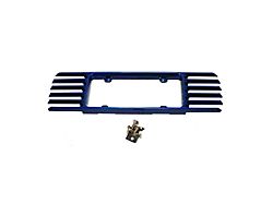 Rear License Plate Frame; Carbon Flash (97-04 Corvette C5)