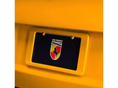 Rear License Plate Frame; Carbon Flash (05-13 Corvette C6)