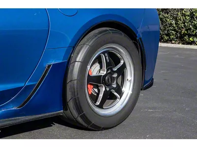 Rear Quarter Extensions; Carbon Flash Metallic (14-19 Corvette C7 Stingray)