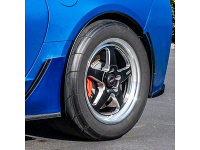 Rear Quarter Extensions; Matte Black (14-19 Corvette C7 Stingray)