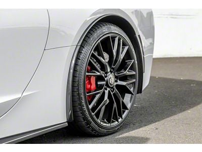 Rear Quarter Panel Extension; Carbon Flash Metallic (14-19 Corvette C7 Grand Sport, Z06)