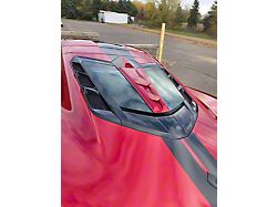 Altec Rear Split Window Trim; Black (20-26 Corvette C8 Stingray Coupe)