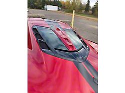 Rear Split Window Trim; Unpainted (20-26 Corvette C8 Stingray Coupe)