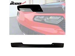 Rear Spoiler Gurney Flap Wicker Bill; Unpainted (14-19 Corvette C7)