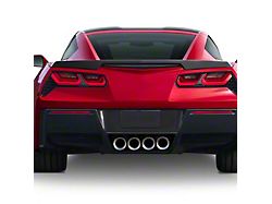 Rear Spoiler; Matte Black (14-19 Corvette C7, Excluding ZR1)