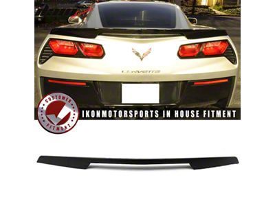 Rear Spoiler; Unpainted (14-19 Corvette C7)