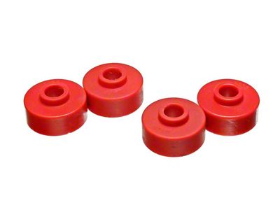 Rear Spring Cushions; Red (97-04 Corvette C5)