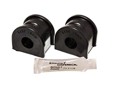 Rear Sway Bar Bushings; 22mm; Black (97-04 Corvette C5)