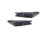 Rear Tail Light Covers; Tinted (20-25 Corvette C8 w/ Factory Tail Lights)