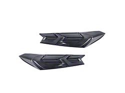 Rear Tail Light Covers; Tinted (20-24 Corvette C8 w/ Factory Tail Lights)