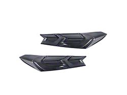 Rear Tail Light Covers; Tinted (20-23 Corvette C8 w/ Factory Tail Lights)