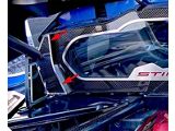 Rear Window Accents; Carbon Fiber with Brushed Trim (20-26 Corvette C8 Coupe)