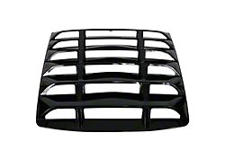 Rear Window Louvers; Black (14-19 Corvette C7)