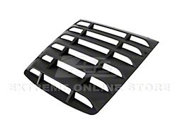 Rear Window Louvers; Matte Black (14-19 Corvette C7 Coupe)