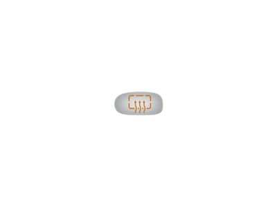 Redi-Cuts Drop Fit Heated Side View Mirror Glass; Driver Side (05-13 Corvette C6)