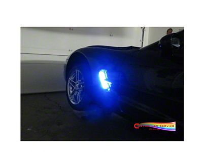 Remote Controlled Fender Cove LED Lighting Kit; Blue (97-04 Corvette C5)