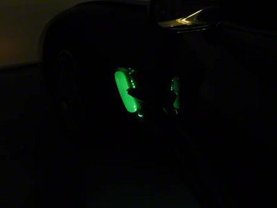 Remote Controlled Fender Cove LED Lighting Kit; Green (97-04 Corvette C5)