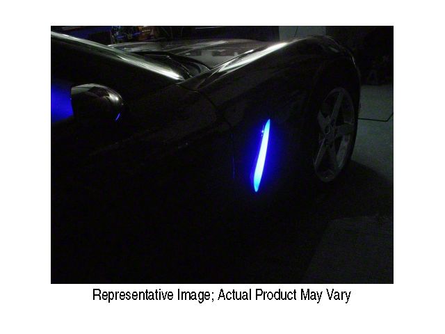 Remote Controlled Fender Cove LED Lighting Kit; White (05-13 Corvette C6)