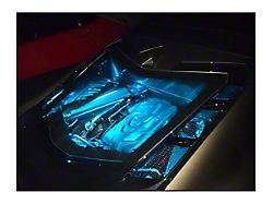 RGB Engine Bay LED Lighting Kit; Bluetooth (20-25 Corvette C8)