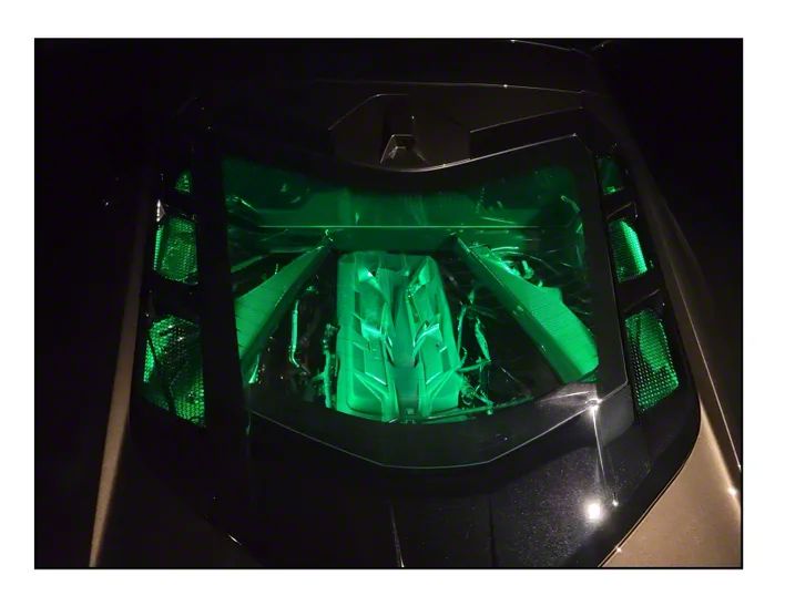 Corvette RGB Engine Bay LED Lighting Kit; Key Fob (2024 Corvette C8