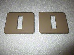 Seat Back Release Bezel; Oak (98-04 Corvette C5)